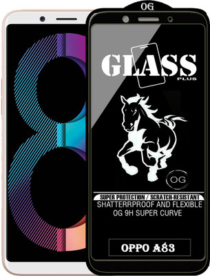 Rofix star Edge To Edge Tempered Glass for Oppo A83(Pack of 1)