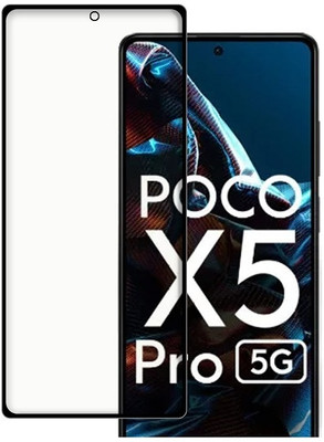 ChutPutMart Edge To Edge Tempered Glass for Poco X5 Pro 5G Screen Protector Full HD(Pack of 1)