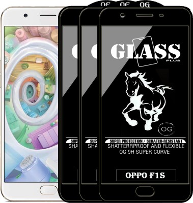 PFOAM Edge To Edge Tempered Glass for Oppo F1s(Pack of 3)