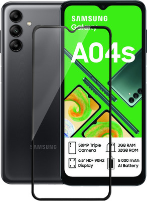 Flipkart SmartBuy Edge To Edge Tempered Glass for SAMSUNG Galaxy A04s(Pack of 1)