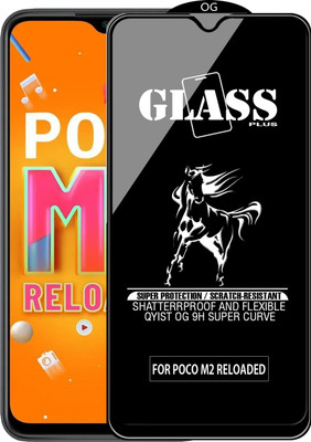Qyist Edge To Edge Tempered Glass for POCO M2 RELOADED(Pack of 1)