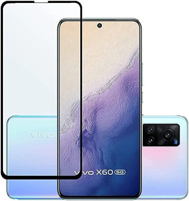 HIE POWER Edge To Edge Tempered Glass for vivo X60 5G -[Full Glue 9H](Pack of 1)