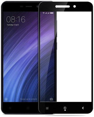 ChutPutMart Edge To Edge Tempered Glass for Mi Redmi 4(Pack of 1)