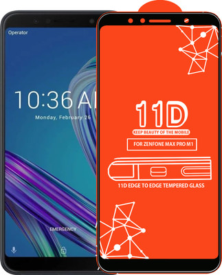 Qyist Edge To Edge Tempered Glass for Asus Zenfone Max Pro M1(Pack of 1)