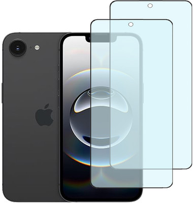 KARTRAY Edge To Edge Tempered Glass for Apple iPhone 16e, Matte Glass(Pack of 2)