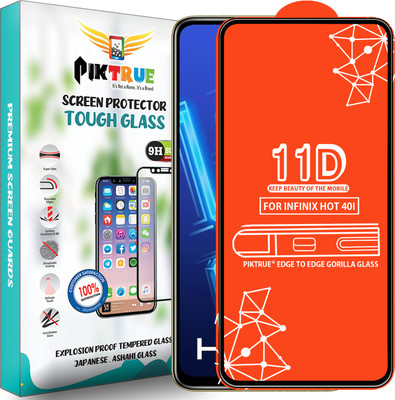 PikTrue Edge To Edge Tempered Glass for Infinix Hot 40I(Pack of 1)