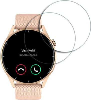 ARBAN Edge To Edge Tempered Glass for NoiseFit Crew Smartwatch 1.38 inch SMARTWATCH SCREEN GUARD(Pack of 2)