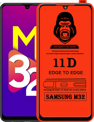 Laxdom Edge To Edge Tempered Glass for SAMSUNG GALAXY M32(Pack of 1)