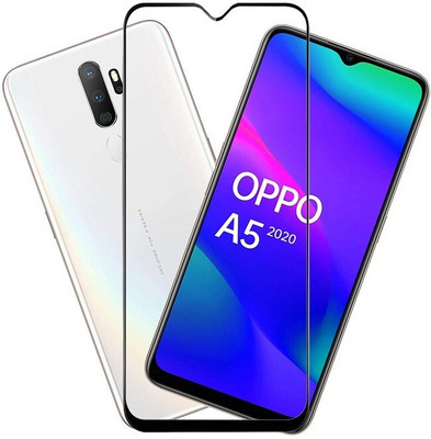 KARTRAY Edge To Edge Tempered Glass for Oppo A5 2020(Pack of 1)