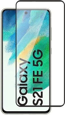 AIBEX Edge To Edge Tempered Glass for Samsung Galaxy S21 FE 5G| 9H Hardness | Anti-Glare & Anti-Fingerprint | Water Resistant | Edge-to-Edge Full Screen Protector | Bubble-Free Installation(Pack of 1)