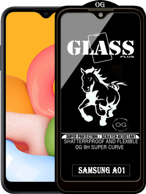 PFOAM Edge To Edge Tempered Glass for SAMSUNG GALAXY A01(Pack of 1)
