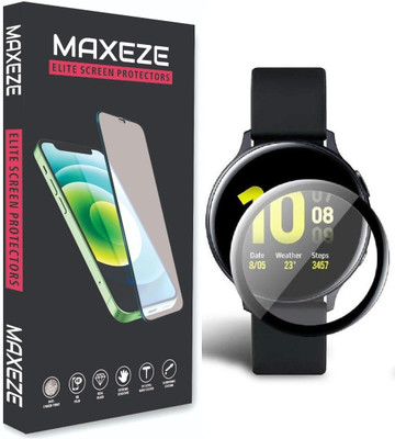 MAXEZE Edge To Edge Tempered Glass for Galaxy Watch 4 40mm(Pack of 1)