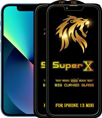 PFOAM Edge To Edge Tempered Glass for APPLE IPHONE 13 MINI(Pack of 2)