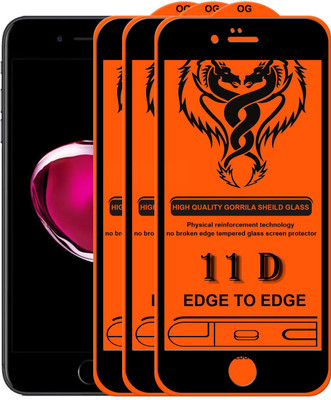 HQ Protection Edge To Edge Tempered Glass for Apple iPhone 7 Plus(Pack of 3)