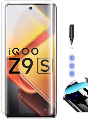 Bodoma Edge To Edge Tempered Glass for iQOO Z9s 5G(Pack of 1)