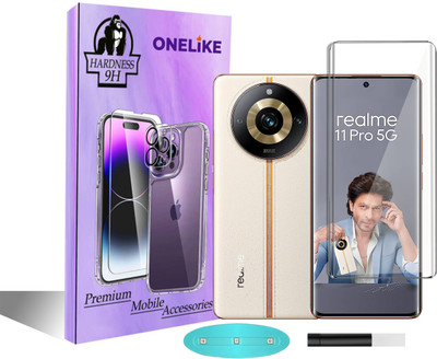 OneLike Edge To Edge Tempered Glass for Realme 11 Pro 5g(Pack of 1)