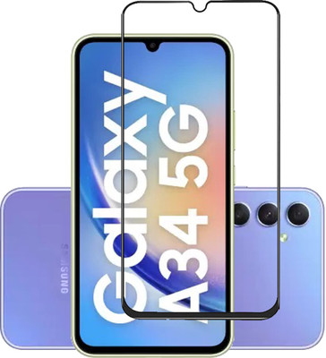 HQ Protection Edge To Edge Tempered Glass for Samsung Galaxy A34 5G, Samsung Galaxy A34 5G(V6.6)(Pack of 1)