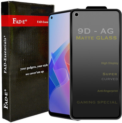 FAD-E Edge To Edge Tempered Glass for OPPO F21 Pro 5G, OPPO F21 Pro(Pack of 1)