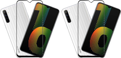 KARTRAY Edge To Edge Tempered Glass for Realme Narzo 10(Pack of 2)