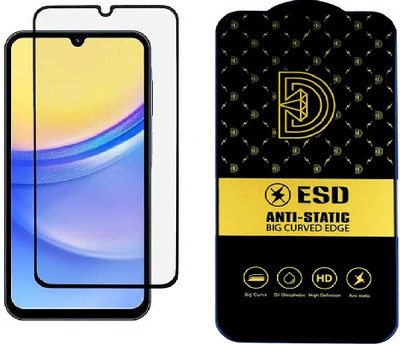 Golden Diamond Edge To Edge Tempered Glass for SAMSUNG GALAXY A25 5G(Pack of 1)