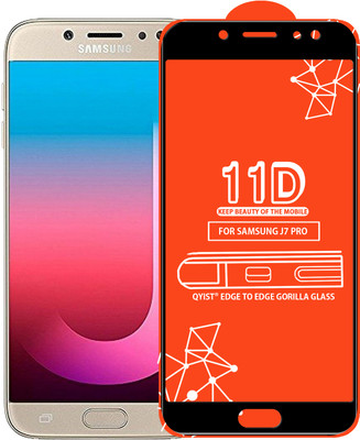 Qyist Edge To Edge Tempered Glass for Samsung Galaxy J7 Pro(Pack of 1)