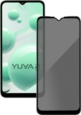 HUPSHY Edge To Edge Tempered Glass for LAVA Yuva 2 Pro(Pack of 1)