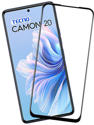 VAlight Edge To Edge Tempered Glass for Tecno Camon 20(Pack of 1)
