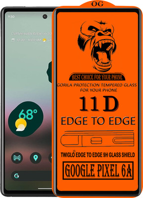TWIGLO Edge To Edge Tempered Glass for GOOGLE PIXEL 6A(Pack of 1)