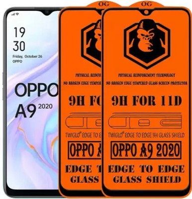 9H Edge To Edge Tempered Glass for Oppo A9 2020, Oppo A5 2020 --| / Tempered Glass | Screen Protector Full HD Quality Tempered Glass Anti-Scratch Edge to Edge Coverage with Easy Installation Kit (Black) |(Pack of 2) 9H Edge To Edge Tempered Glass for Oppo A9 2020, Oppo A5 2020 --| / Tempered Glass | Screen Protector Full HD Quality Tempered Glass Anti-Scratch Edge to Edge Coverage with Easy Installation Kit (Black) |(Pack of 2)