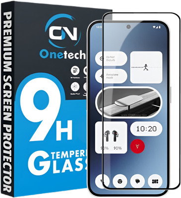 OneTech Edge To Edge Tempered Glass for Nothing Phone 3A 5G Screen Protector(Pack of 1)