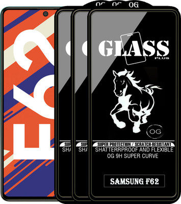 PFOAM Edge To Edge Tempered Glass for SAMSUNG GALAXY F62(Pack of 3)