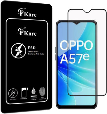 iKare Edge To Edge Tempered Glass for OPPO A57E(Pack of 1)