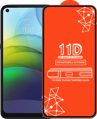 Roxel Edge To Edge Tempered Glass for Motorola G9 Power(Pack of 1)