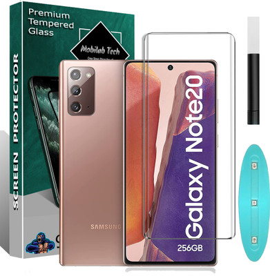 Mobilab Tech Edge To Edge Tempered Glass for Samsung Note 20(Pack of 1)