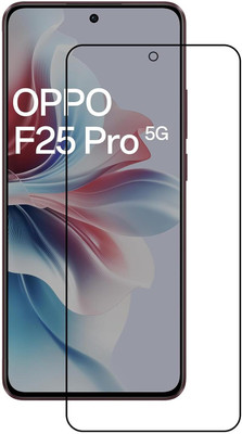 1DOLLAR Edge To Edge Tempered Glass for Oppo F25 Pro 5G [Full Glue 3D](Pack of 1)
