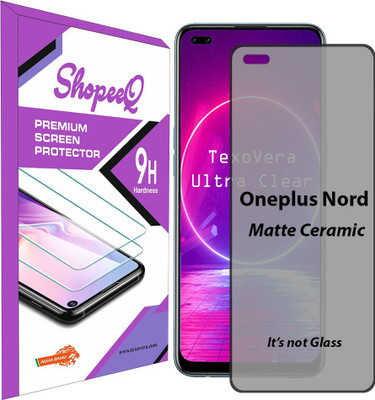 FlipSmartGuard Edge To Edge Tempered Glass for Oneplus Nord Matte Ceramic Flexible(Pack of 1)