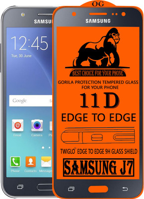 TWIGLO Edge To Edge Tempered Glass for Samsung Galaxy J7(Pack of 1)
