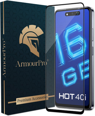 ArmourPro Edge To Edge Tempered Glass for Infinix Hot 40i 5G, Infinix Hot 40i(Pack of 1)