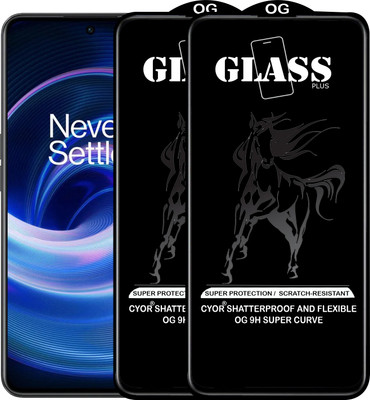 CYOR Edge To Edge Tempered Glass for ONEPLUS 10R(Pack of 2)