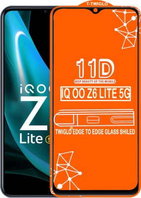 TWIGLO Edge To Edge Tempered Glass for IQOO Z6 LITE 5G(Pack of 1)