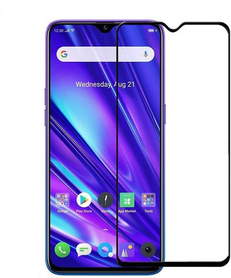 ANCHI Edge To Edge Tempered Glass for Easy Install Full Screen Coverage Tempered Glass Screen Guard Protector 11D for REALME 3 PRO(Pack of 1)