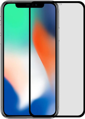 DMJHP Edge To Edge Tempered Glass for Apple iPhone XS(Pack of 1)