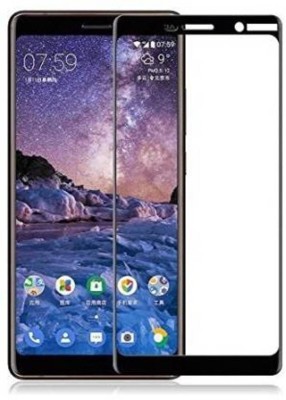 ChutPutMart Edge To Edge Tempered Glass for Nokia 7 Plus(Pack of 1)