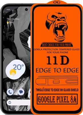 TWIGLO Edge To Edge Tempered Glass for GOOGLE PIXEL 8A(Pack of 1)