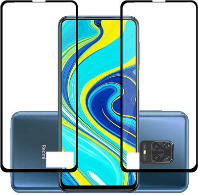 NIMMIKA ENTERPRISES Edge To Edge Tempered Glass for Mi Redmi Note 9s/Poco M2 Pro(Comprehensive protection | High-quality material | Multi-layered coating | Clear and smooth surface | Thin and lightweight | Easy to install)(Pack of 2)