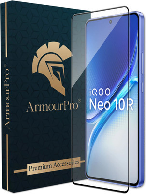 ArmourPro Edge To Edge Tempered Glass for iQOO Neo 10R 5G, iQOO Neo 10R, Neo 10R 5G, iQOO Neo 10 5G, iQOO Neo 10(Pack of 1)