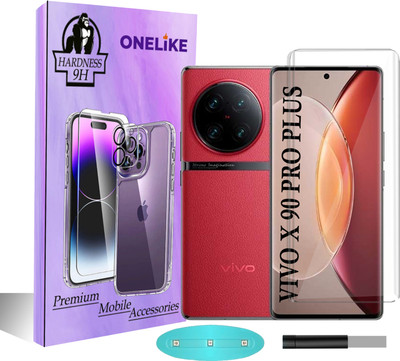 OneLike Edge To Edge Tempered Glass for Vivo X90 Pro Plus(Pack of 1)