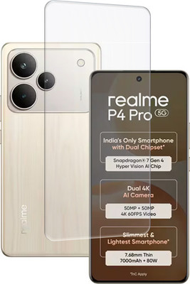 VISHZONE Edge To Edge Tempered Glass for realme P4 Pro 5G(Pack of 1)