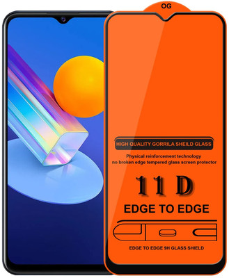 Evett Edge To Edge Tempered Glass for Vivo Y31s Premium High Quality(Pack of 1)