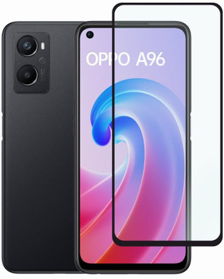 iCopertina Edge To Edge Tempered Glass for Oppo A96(Pack of 1)